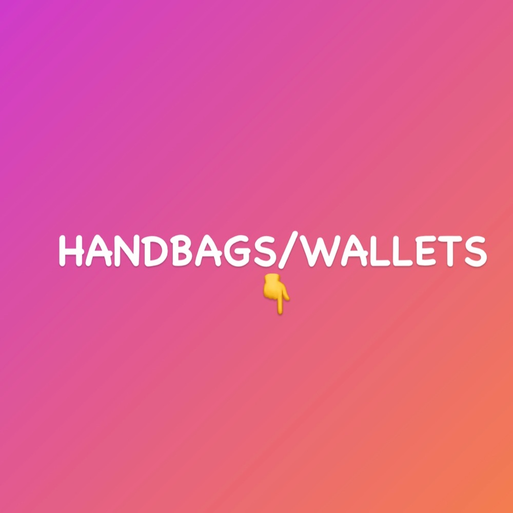 HANDBAGS/ WALLETS / CLUTCHES AND ACCESSORIES
